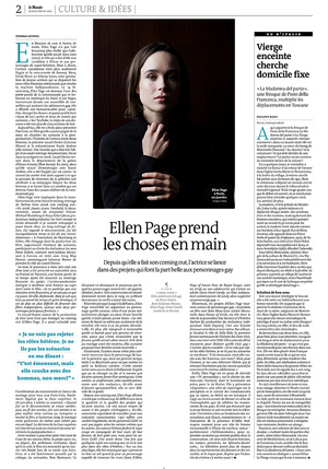 Thibault Stipal - Photographer - Ellen Page pour Le Monde