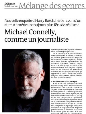 Thibault Stipal - Photographe - Michael Connelly / Le Monde