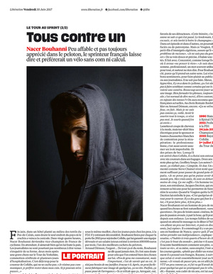 Thibault Stipal - Photographer - Nacer Bouhanni pour Libération 