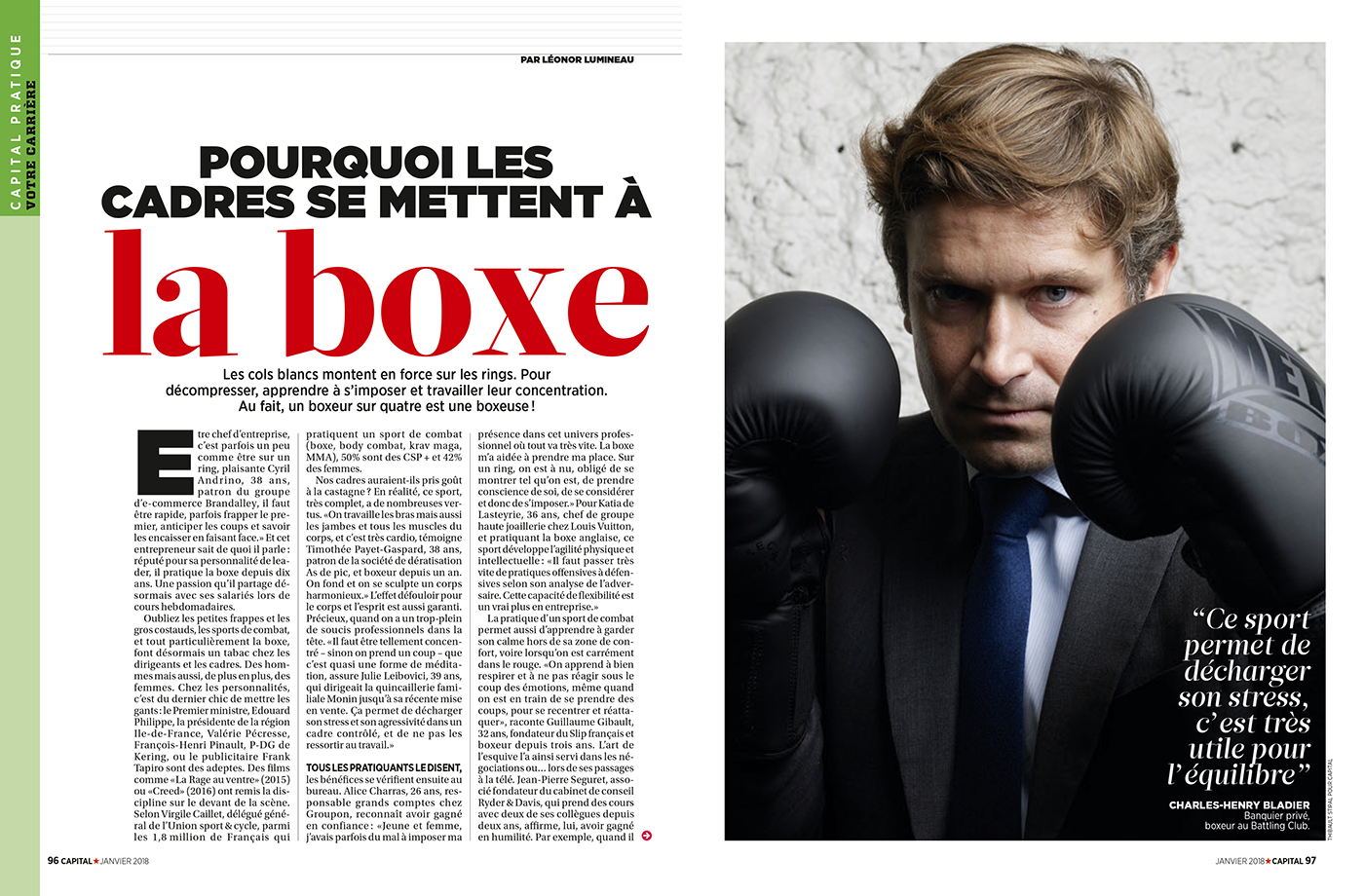 Thibault Stipal - Photographe - Capital magazine - Boxe  - 1