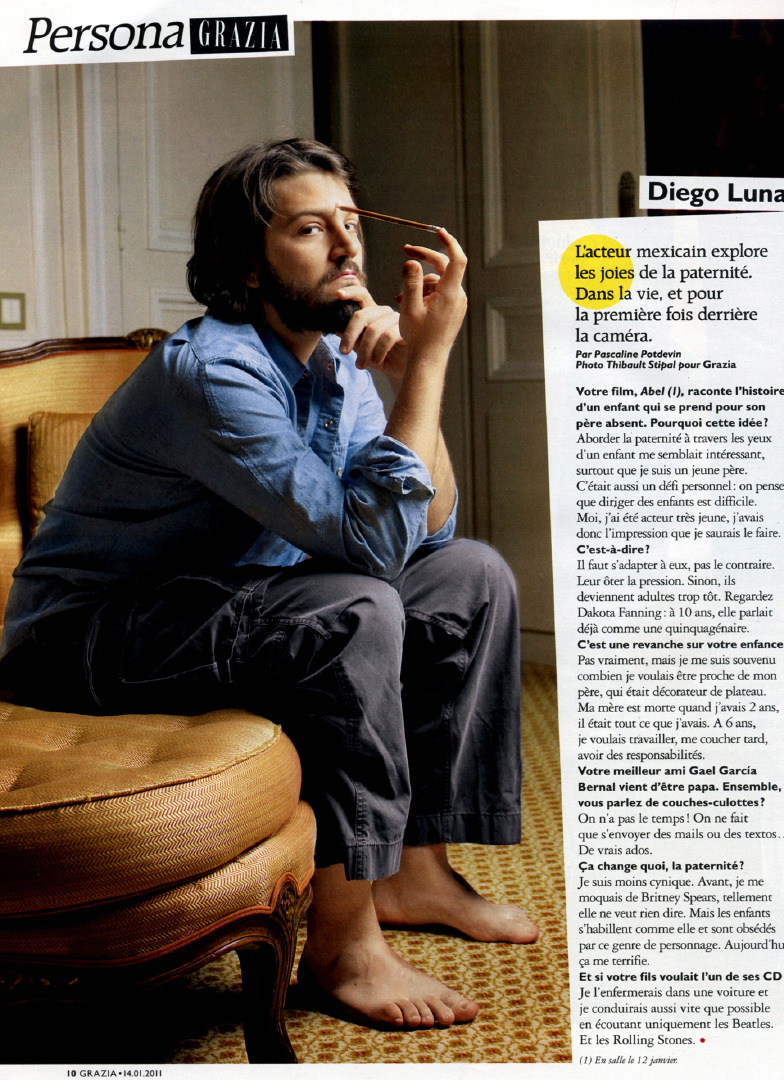 Thibault Stipal - Photographe - Diego Luna / Grazia - 1