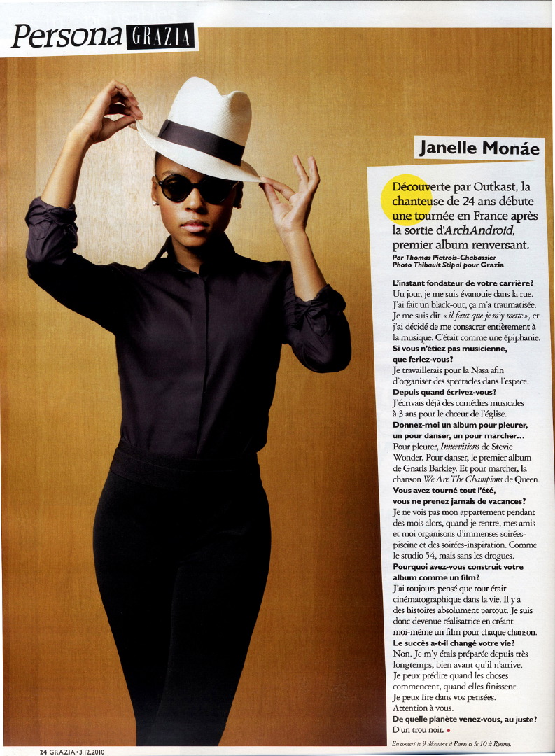 Thibault Stipal - Photographe - Janelle Monae / Grazia - 1