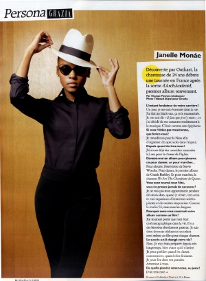 Thibault Stipal - Photographe - Janelle Monae / Grazia