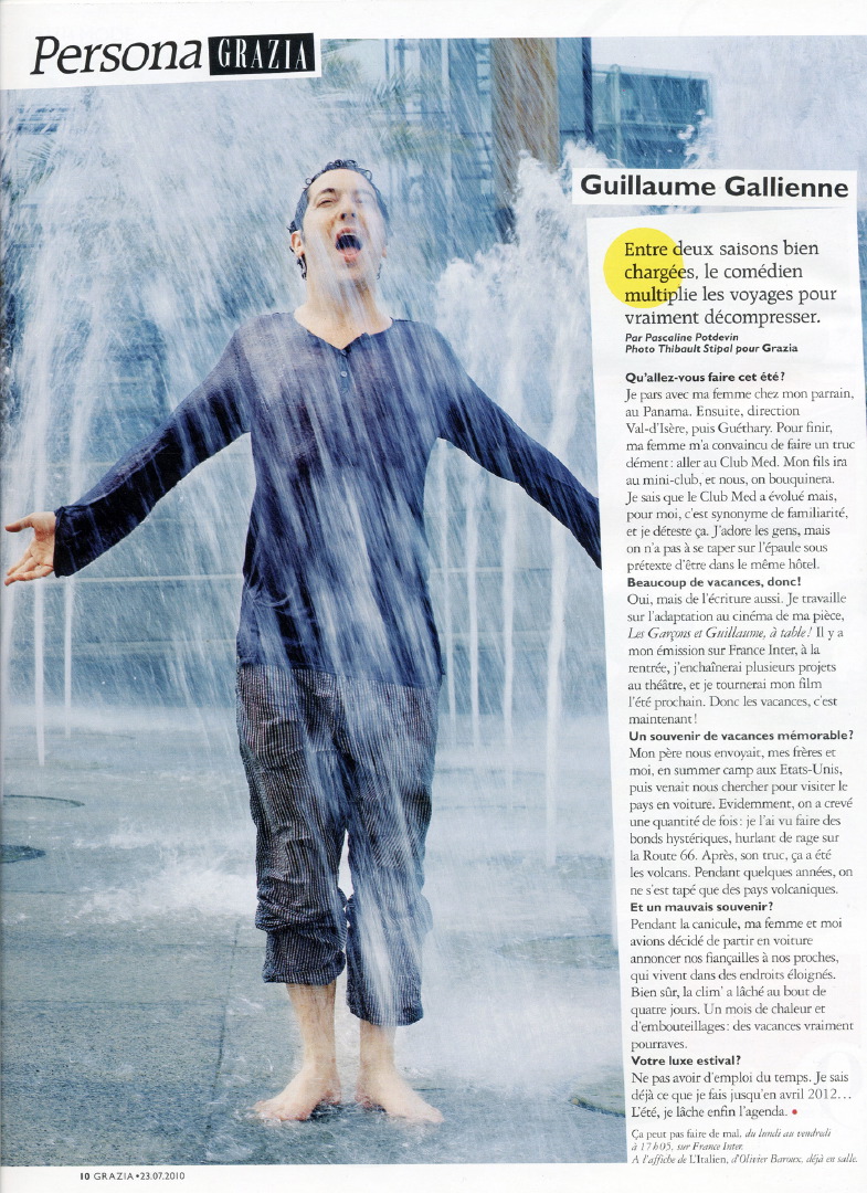 Thibault Stipal - Photographe - Guillaume Gallienne / Grazia - 1