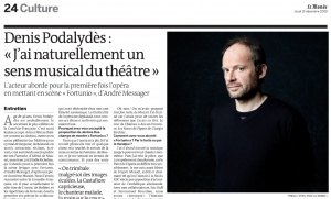 Thibault Stipal - Photographe - Denis Podalydes / Le Monde